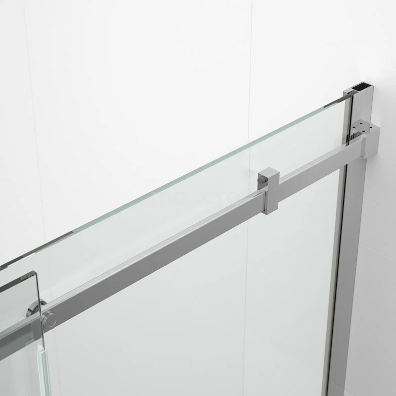 Crystal Allure Douchecabine | 110x80 Cm Chroom Helder Glas Schuifdeur Rechthoek - Afbeelding 4