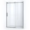 Crystal Allure Douchedeur | 130 Cm Chroom Helder Glas Schuifdeur