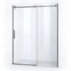 Crystal Allure Douchedeur | 160 Cm Chroom Helder Glas Schuifdeur