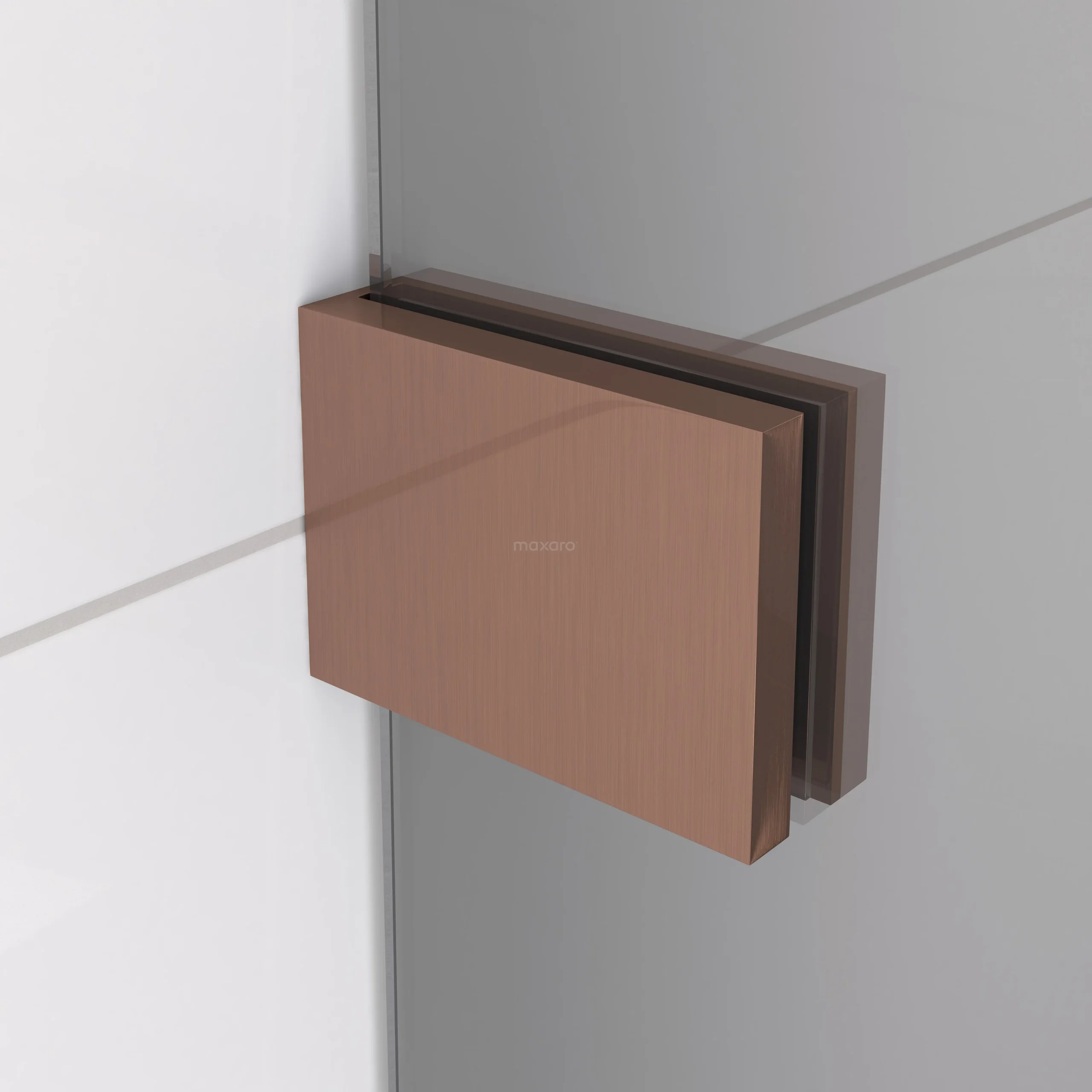 Diamond Douchecabine | 120x100 Cm Koper Rookglas Draaideur Rechthoek - Afbeelding 2