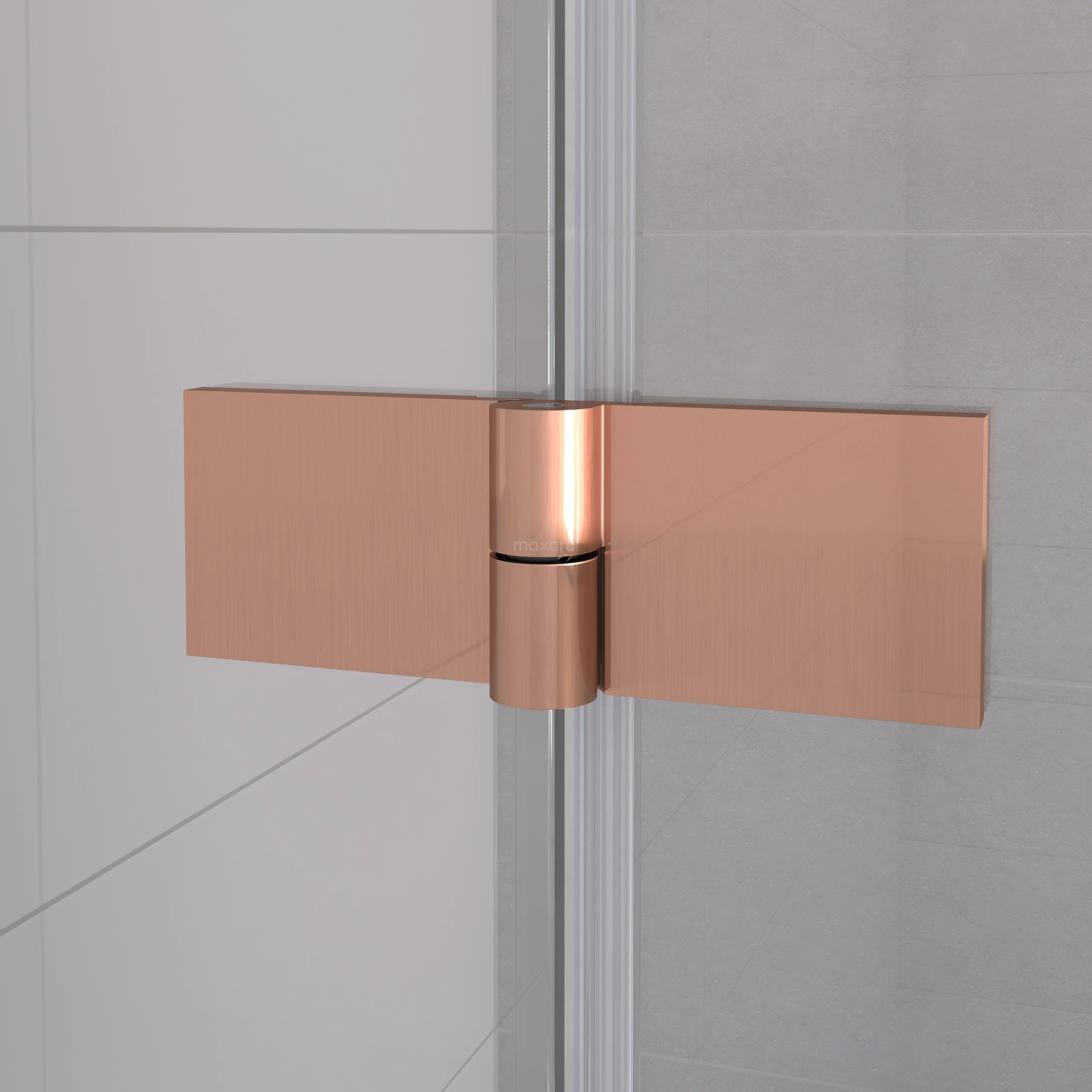 Diamond Douchecabine | 120x100 Cm Koper Rookglas Draaideur Rechthoek - Afbeelding 3