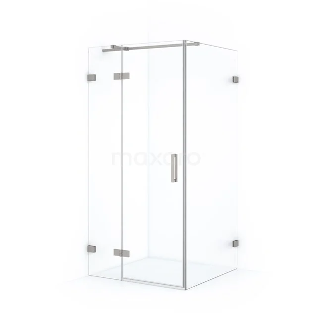 Diamond Douchecabine | 90x70 Cm Rvs Helder Glas Draaideur Rechthoek