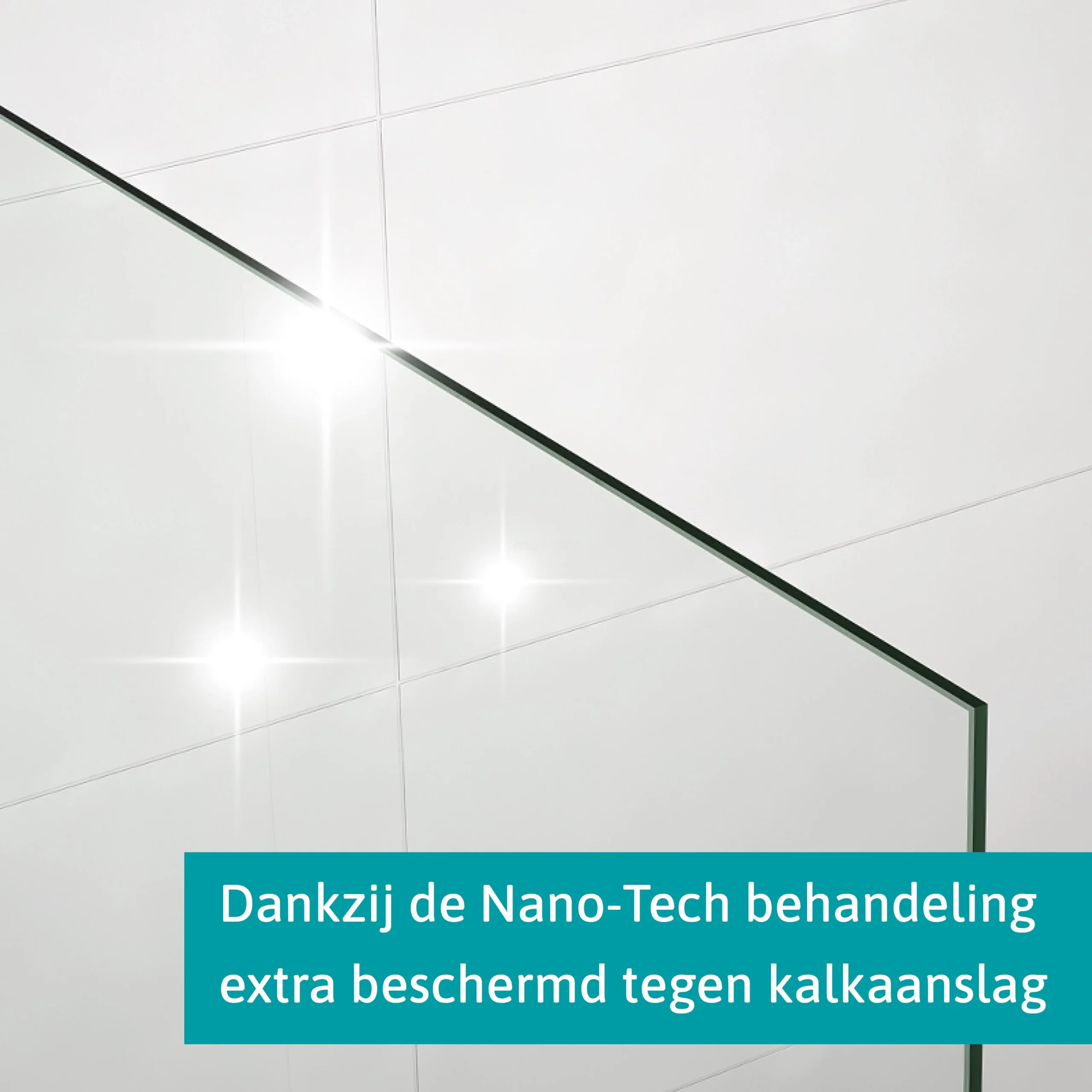 Diamond Douchecabine | 90x90 Cm Goud Helder Glas Draaideur Kwartrond - Afbeelding 6