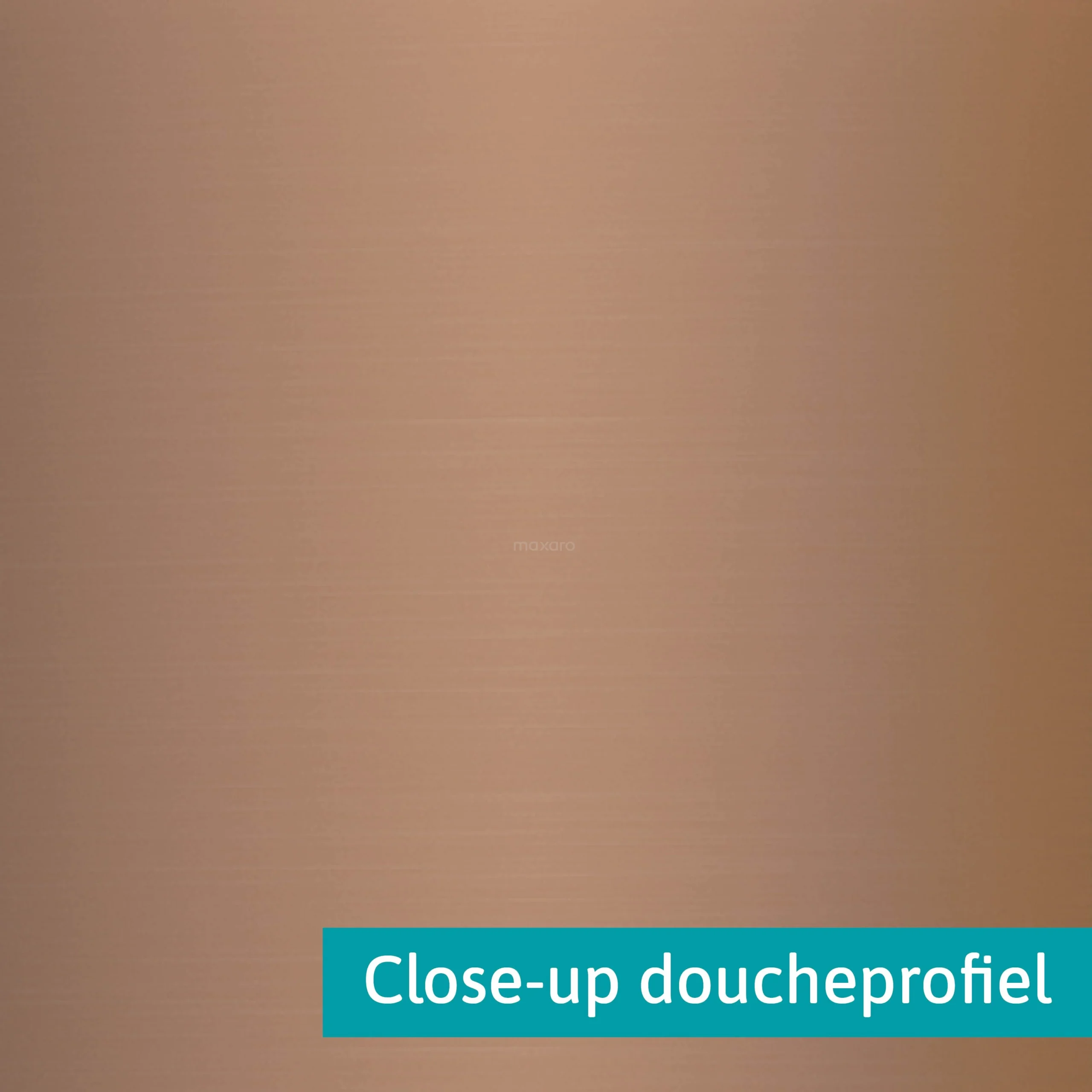 Diamond Douchecabine | 90x90 Cm Koper Helder Glas Draaideur Vierkant - Afbeelding 10