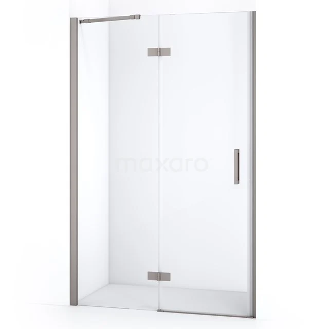Diamond Douchedeur | 120 Cm Rvs Helder Glas Draaideur
