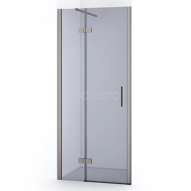 Diamond Douchedeur | 80 Cm Rvs Rookglas Draaideur