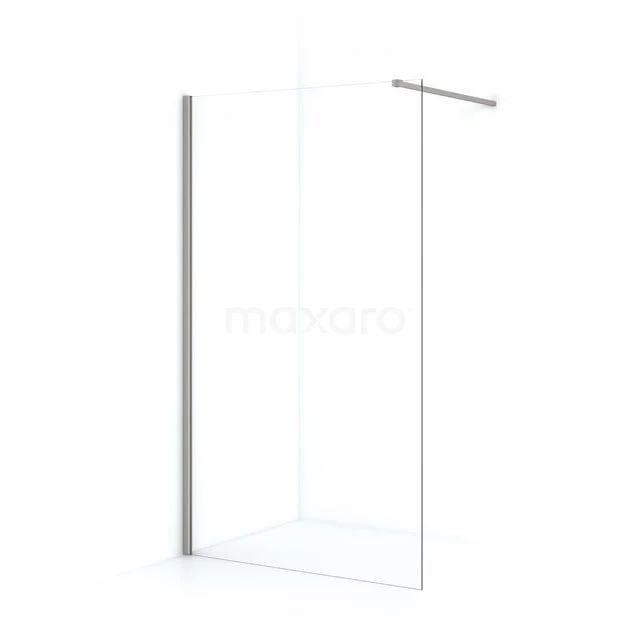 Diamond Inloopdouche | 110 Cm Rvs Helder Glas Vaste Wand