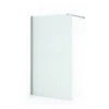 Diamond Inloopdouche | 120 Cm Chroom Matglas Vaste Wand
