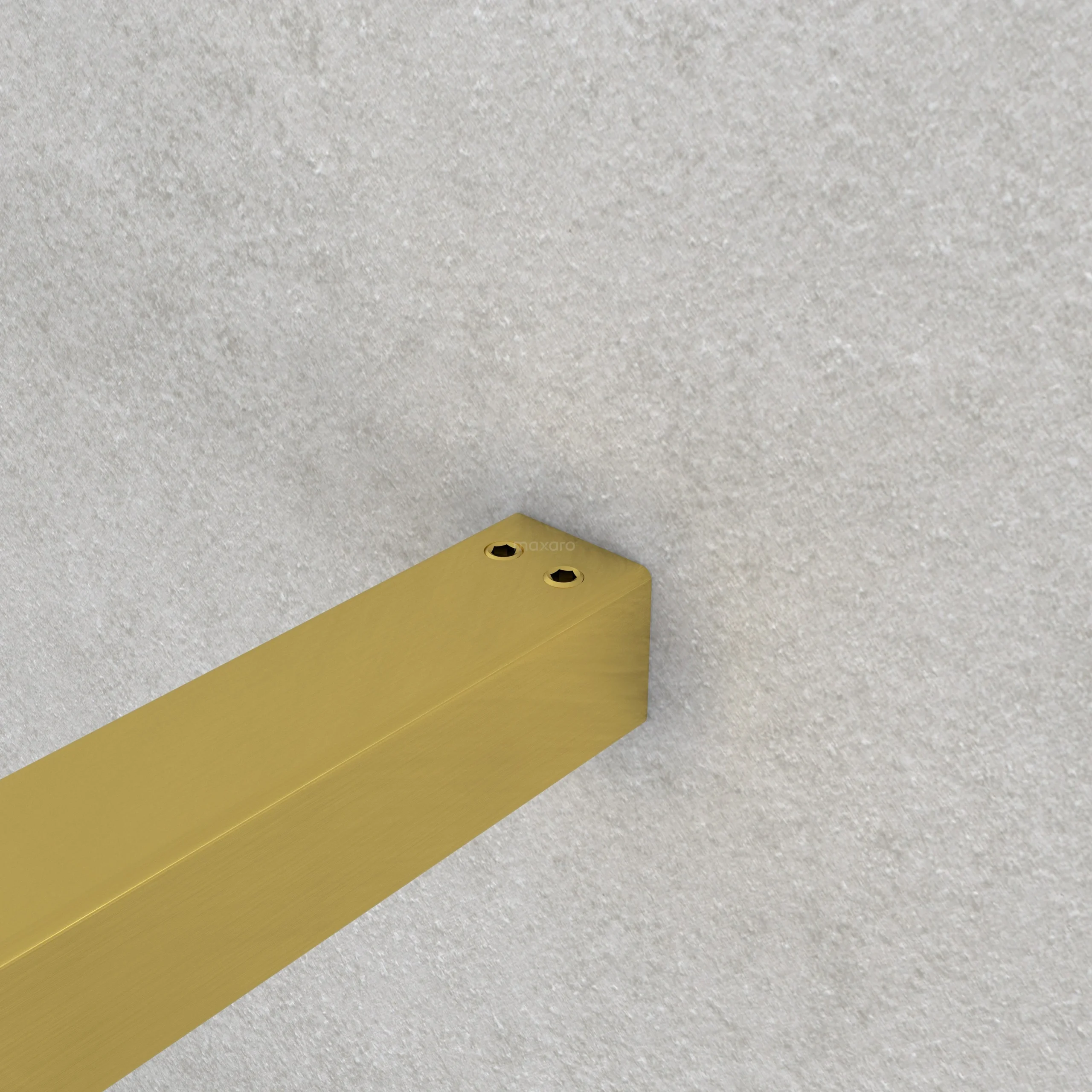 Diamond Inloopdouche | 120 Cm Goud Matglas Vaste Wand - Afbeelding 4