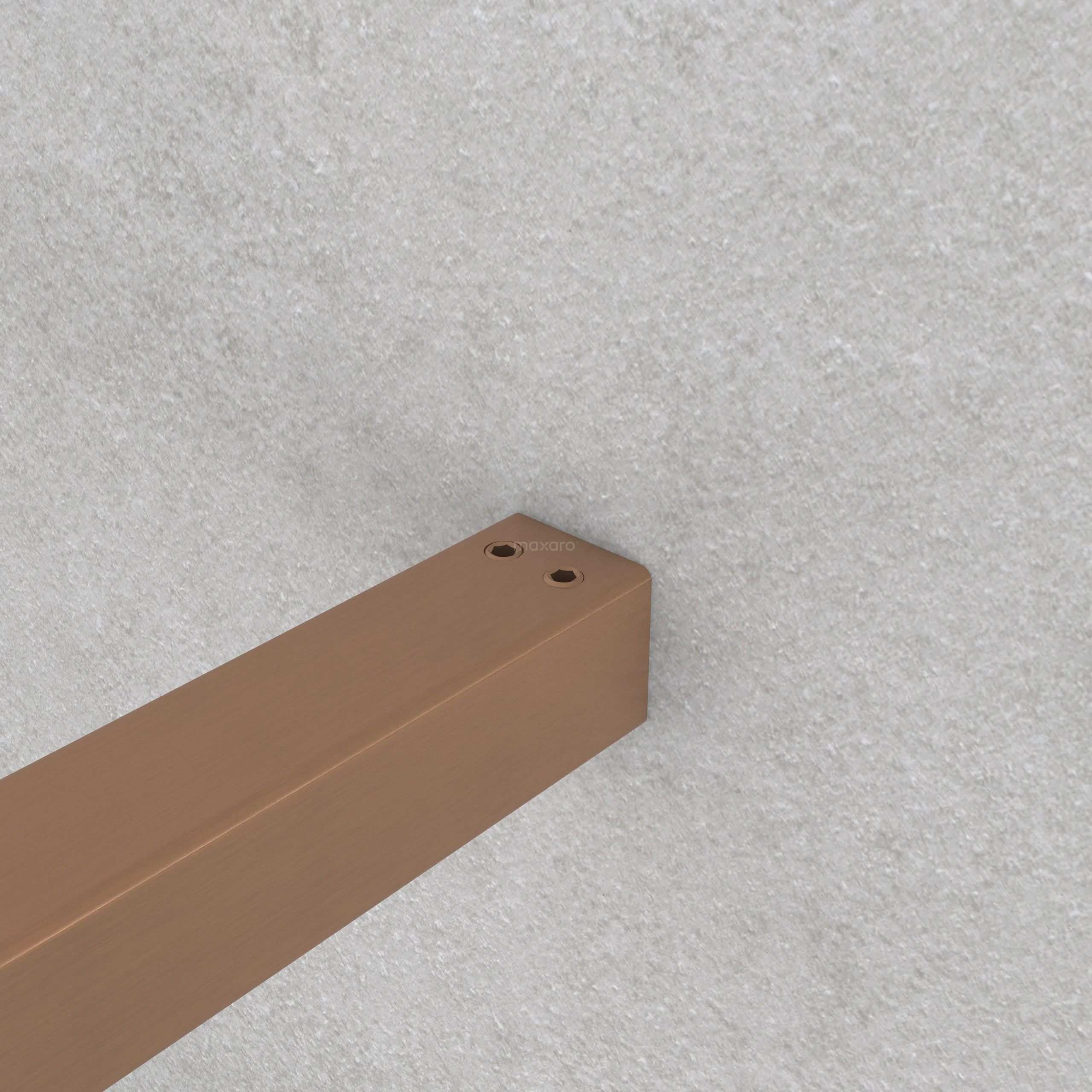 Diamond Inloopdouche | 120 Cm Koper Helder Glas Vaste Wand - Afbeelding 4