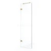 Diamond Inloopdouche | 50 Cm Goud Helder Glas Vaste Wand