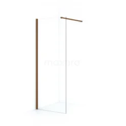 Diamond Inloopdouche | 70 Cm Koper Helder Glas Vaste Wand