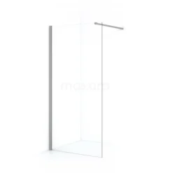 Diamond Inloopdouche | 90 Cm Rvs Helder Glas Vaste Wand