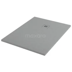 Douchebak 120x80cm Rechthoek Mineraalmarmer Grijs