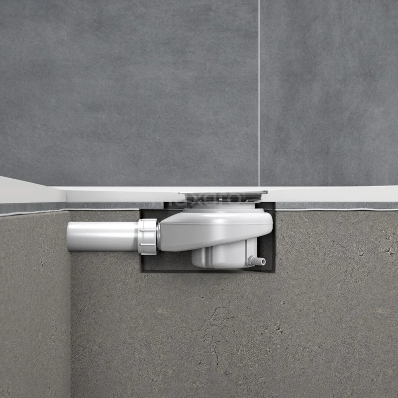 Douchebak 120x90cm Rechthoek Mineraalmarmer Mat Wit - Afbeelding 2