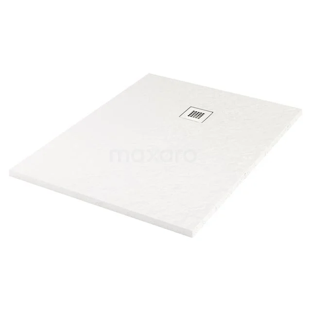 Douchebak 120x90cm Rechthoek Mineraalmarmer Mat Wit