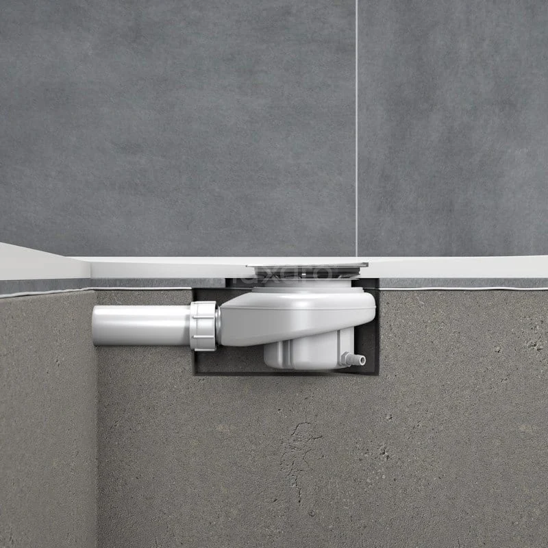 Douchebak 140x80cm Rechthoek Mineraalmarmer Wit - Afbeelding 2