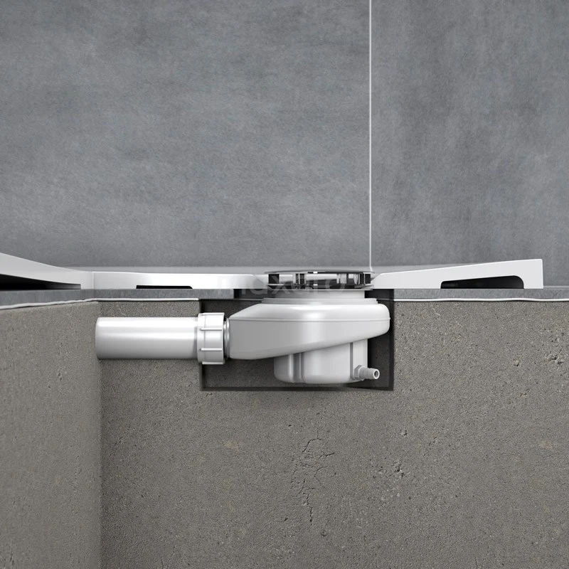 Douchebak 160x90cm Rechthoek Mineraalmarmer Hoogglans Wit - Afbeelding 3