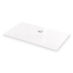 Douchebak 160x90cm Rechthoek Mineraalmarmer Hoogglans Wit