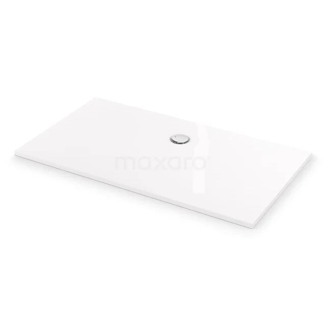 Douchebak 160x90cm Rechthoek Mineraalmarmer Hoogglans Wit