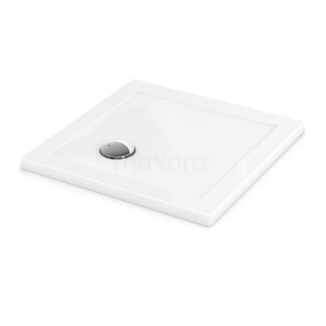 Douchebak 70x70cm Vierkant Acryl Hoogglans Wit
