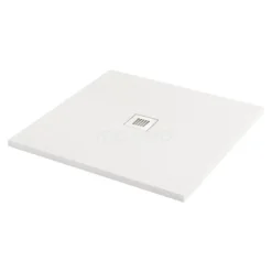 Douchebak 80x80cm Vierkant Mineraalmarmer Wit