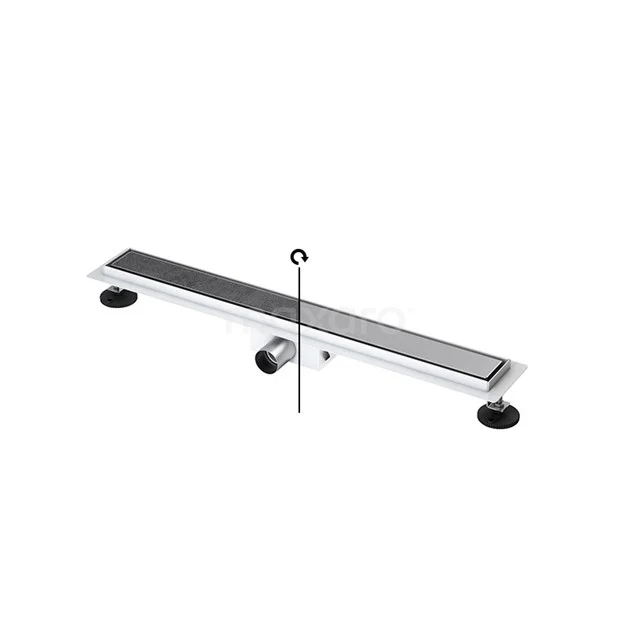 Douchegoot Met Flensrand 70cm Tegel- En Plaatrooster Rvs