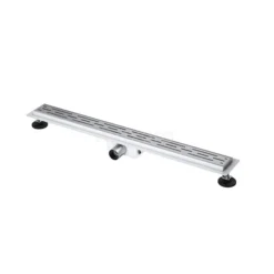 Douchegoot Met Flensrand 80cm Gestreept Rooster Rvs