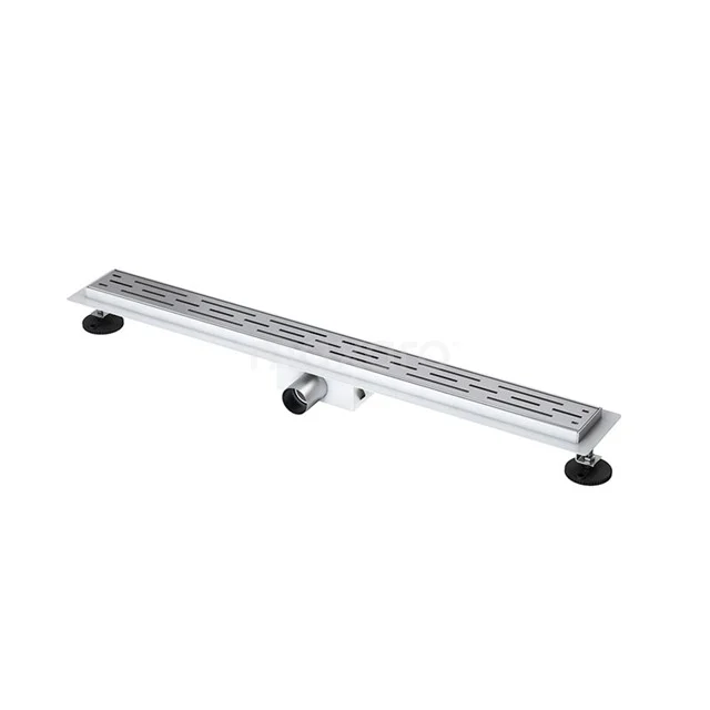 Douchegoot Met Flensrand 80cm Gestreept Rooster Rvs