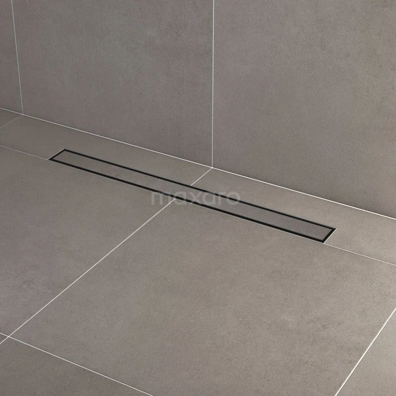 Douchegoot Met Flensrand 80cm Tegel- En Plaatrooster Zwart - Afbeelding 3