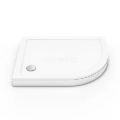 Hoge Douchebak 120x90cm Offset SMC Hoogglans Wit