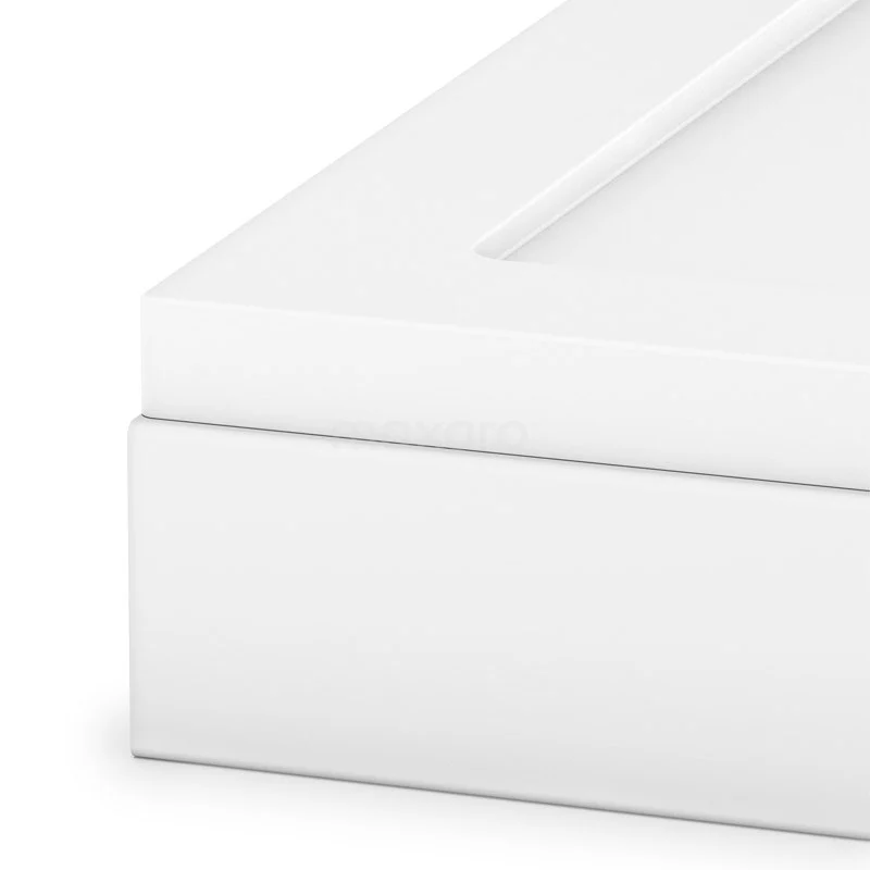 Hoge Douchebak 160x90cm Rechthoek SMC Hoogglans Wit - Afbeelding 3