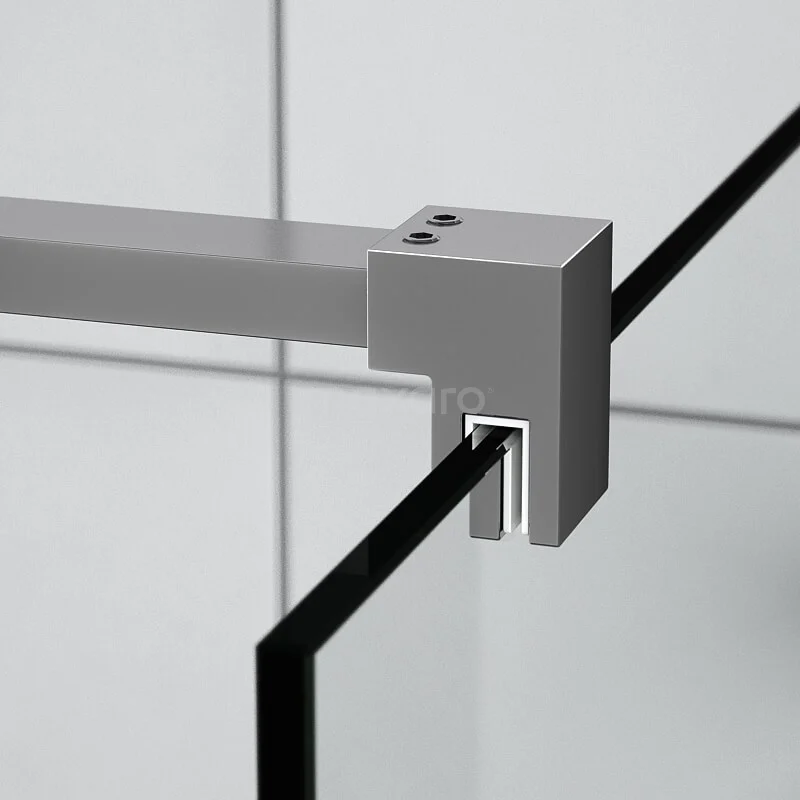 Pearl Inloopdouche | 90x90 Cm Matglas 2 Vaste Wanden - Afbeelding 6