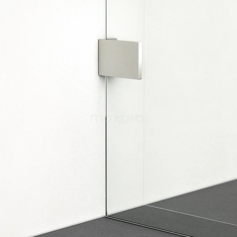 Quartz Douchedeur | 80 Cm Rvs Helder Glas Draaideur - Afbeelding 2