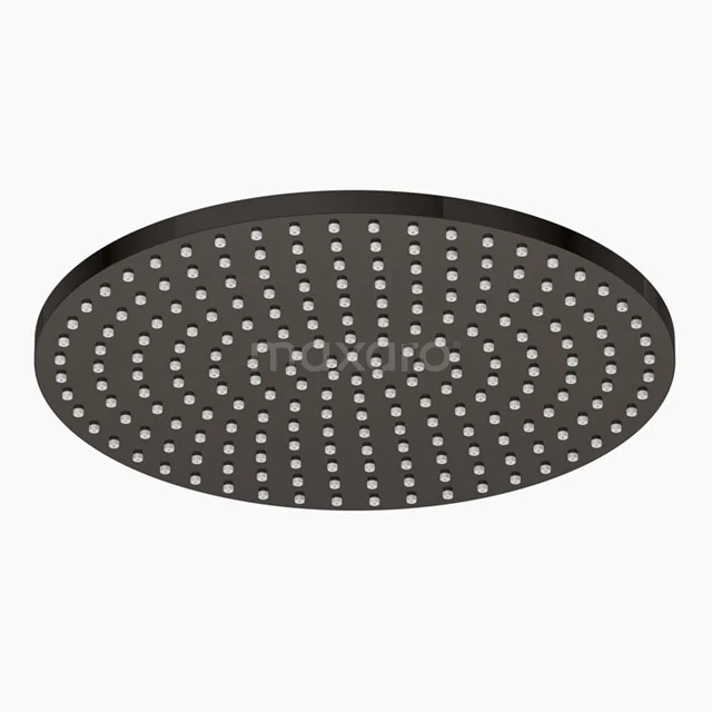 Radius Regendouche | Zwart Chroom 25 Cm Regendouche