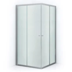 Ruby Allure Douchecabine | 100x100 Cm Chroom Matglas Schuifdeur Vierkant