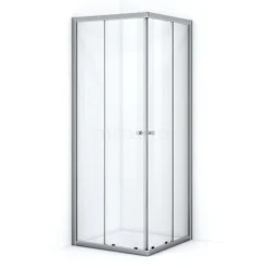 Ruby Allure Douchecabine | 76x76 Cm Chroom Helder Glas Schuifdeur Vierkant