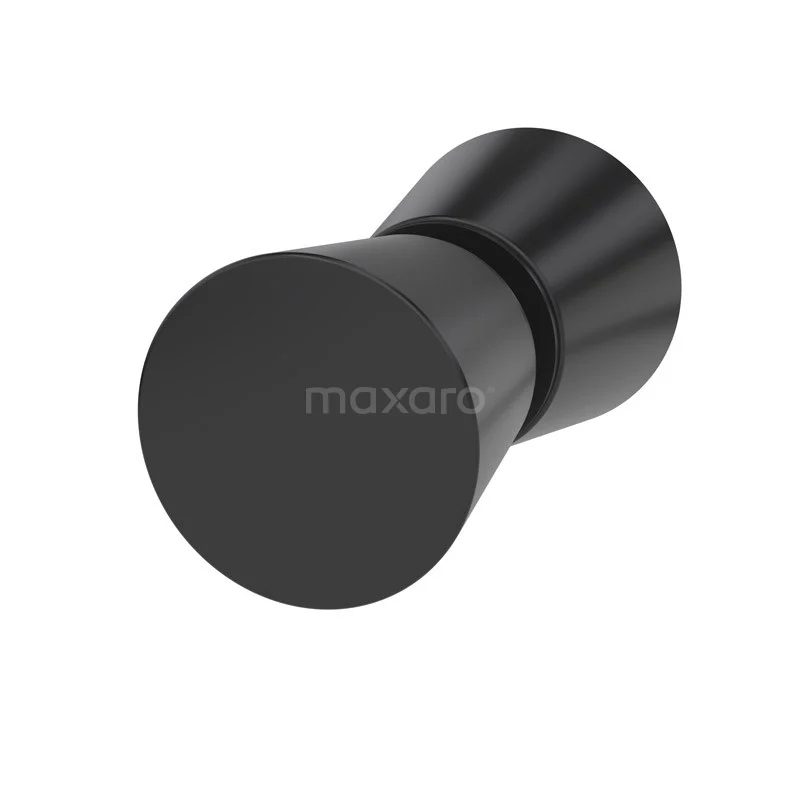 Ruby Allure Douchecabine | 80x70 Cm Mat Zwart Helder Glas Schuifdeur Rechthoek - Afbeelding 5