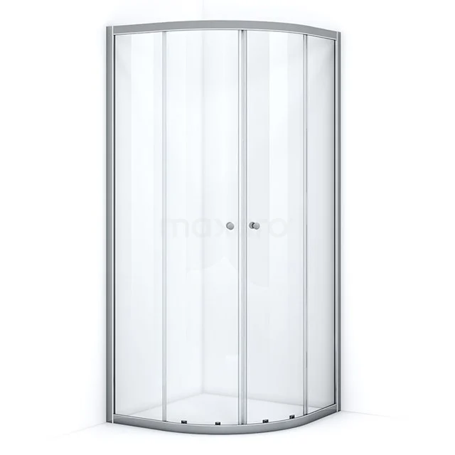 Ruby Allure Douchecabine | 90x90 Cm Chroom Helder Glas Schuifdeur Kwartrond