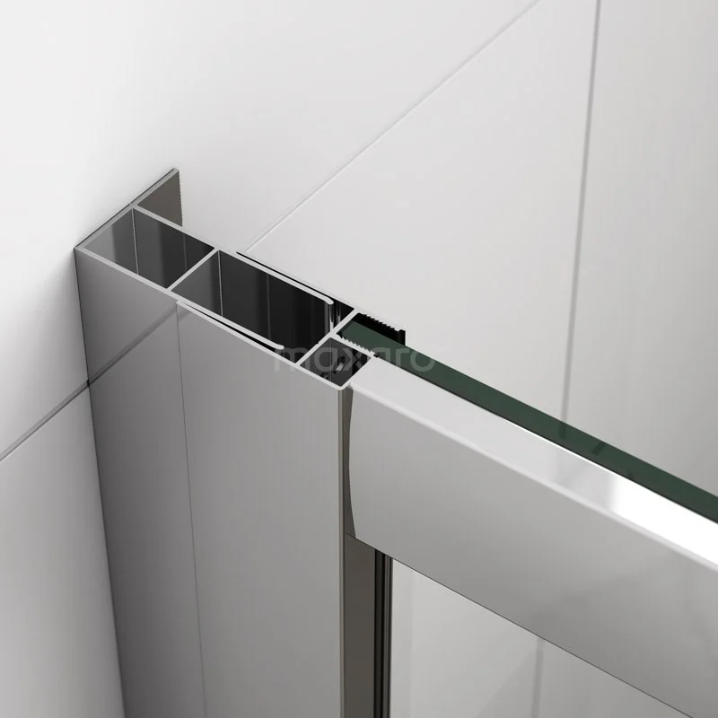 Ruby Allure Douchedeur | 105 Cm Chroom Helder Glas Schuifdeur - Afbeelding 2