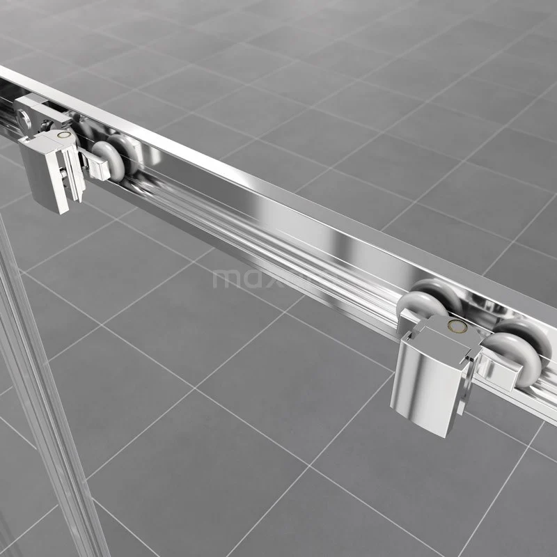 Ruby Allure Douchedeur | 105 Cm Chroom Helder Glas Schuifdeur - Afbeelding 3