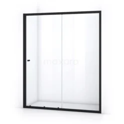 Ruby Allure Douchedeur | 170 Cm Mat Zwart Helder Glas Schuifdeur