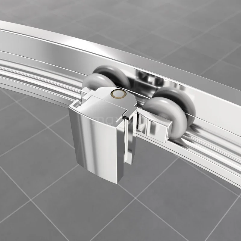 Ruby Essence Douchecabine | 90x90 Cm Chroom Helder Glas Schuifdeur Kwartrond - Afbeelding 3