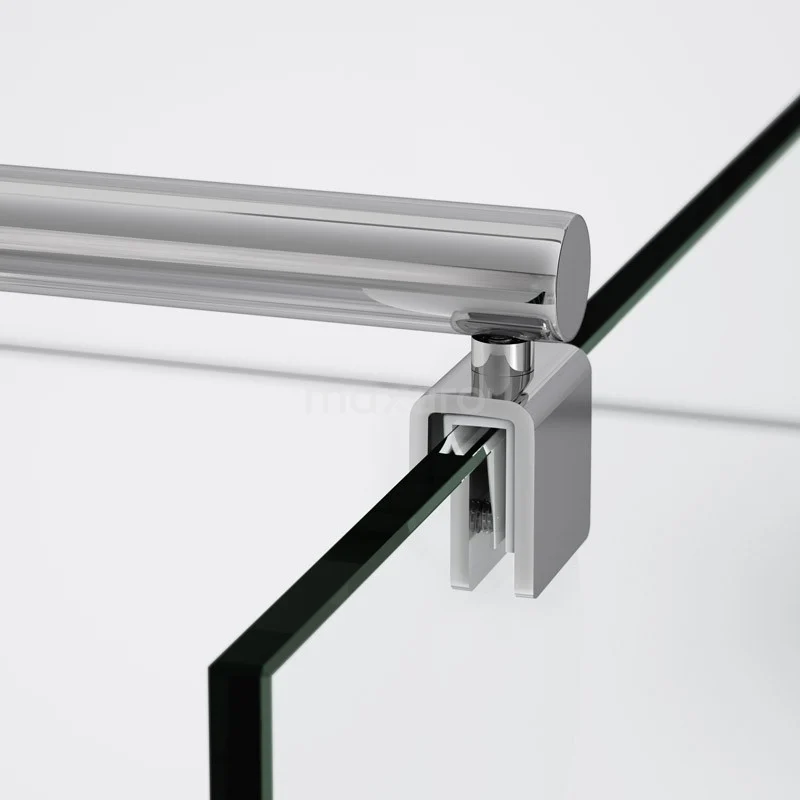 Zircon Comfort Douchecabine | 120x70 Cm Chroom Helder Glas Draaideur Rechthoek - Afbeelding 4