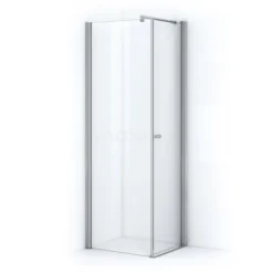 Zircon Comfort Douchecabine | 60x60 Cm Chroom Helder Glas Draaideur Vierkant