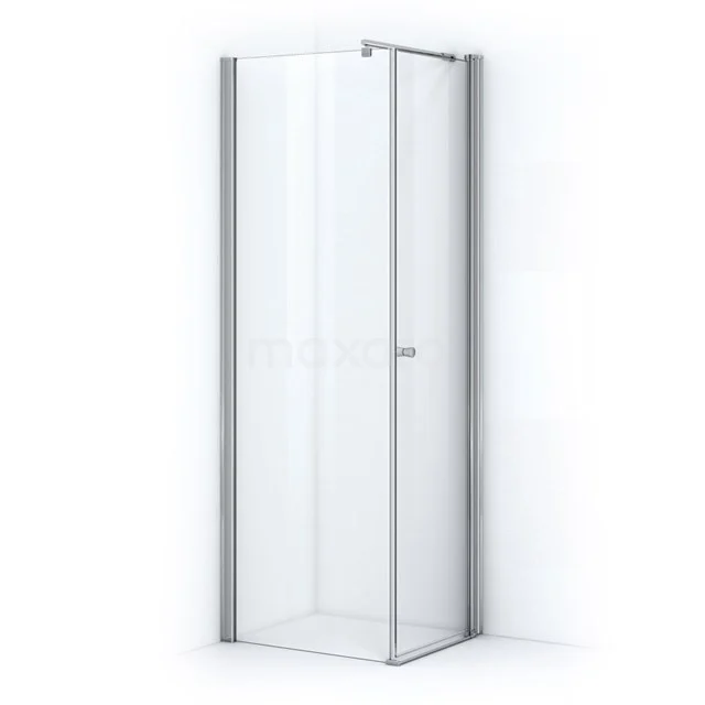 Zircon Comfort Douchecabine | 60x60 Cm Chroom Helder Glas Draaideur Vierkant