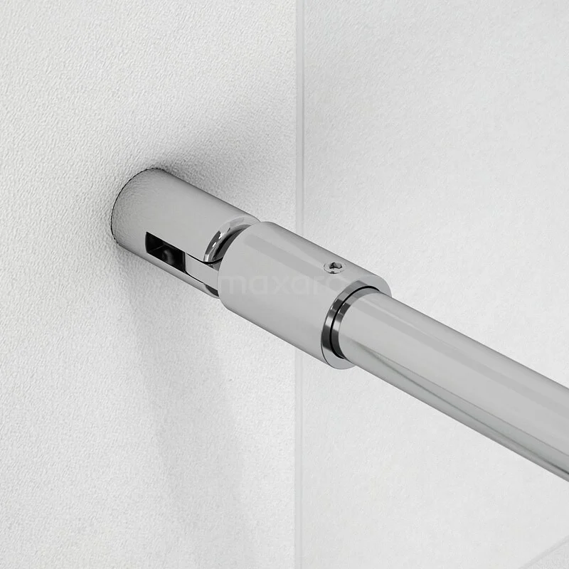 Zircon Comfort Douchecabine | 80x70 Cm Chroom Helder Glas Draaideur Rechthoek - Afbeelding 5