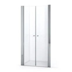 Zircon Comfort Douchedeur | 105 Cm Chroom Helder Glas Pendeldeur