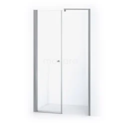 Zircon Comfort Douchedeur | 125 Cm Chroom Helder Glas Draaideur