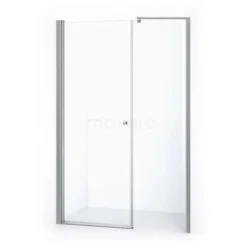 Zircon Comfort Douchedeur | 135 Cm Chroom Helder Glas Draaideur